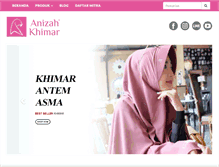 Tablet Screenshot of anizahkhimar.com